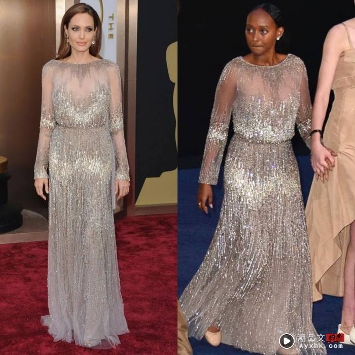 Style｜Angelina Jolie两个女儿穿旧衣出席首映，却成红毯焦点！ 更多热点 图3张